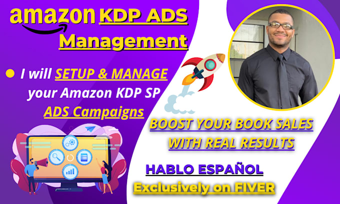 create and manage your KDP sp ad campaign for you