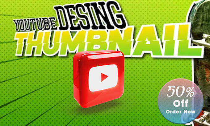 design  youtube thumbnails and template