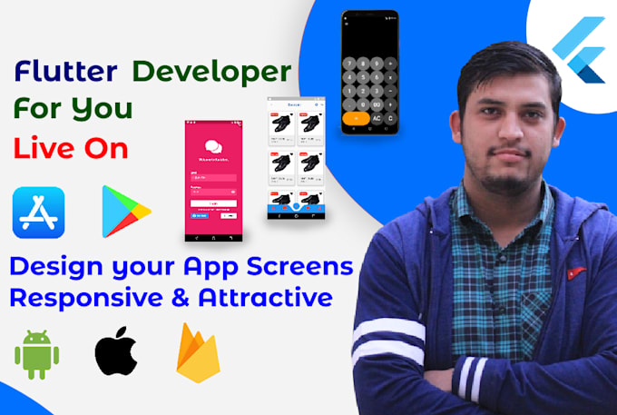 Create flutter screen layouts for android and ios by Shahzebnaqvi | Fiverr