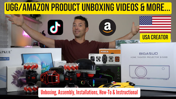 create a professional product unboxing video in 4k