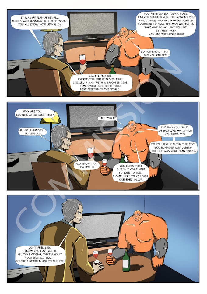 strip comic, manga or webtoon