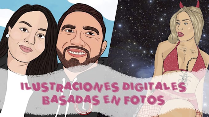create photo based illustrations