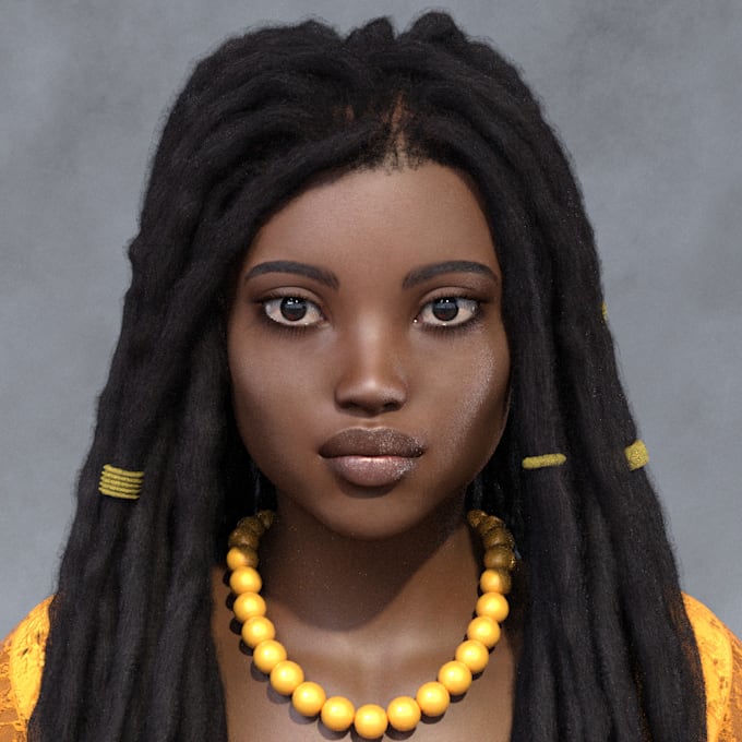 model a realistic character in 3d