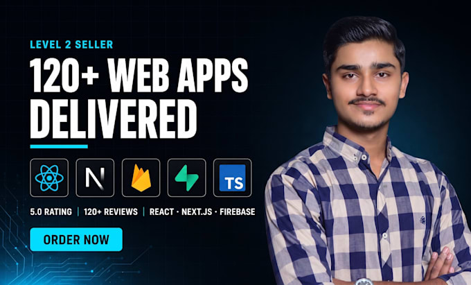 be your software developer for react next js firebase web app