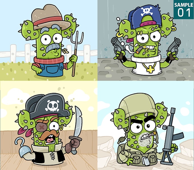design nft collectible character