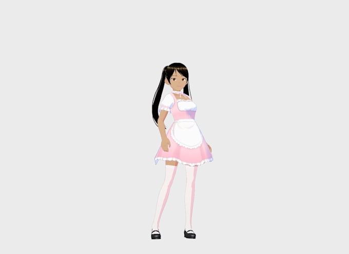 create vrchat, vtuber or unreal engine4 anime character