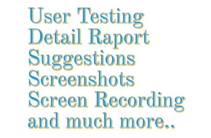 user testing your app or website