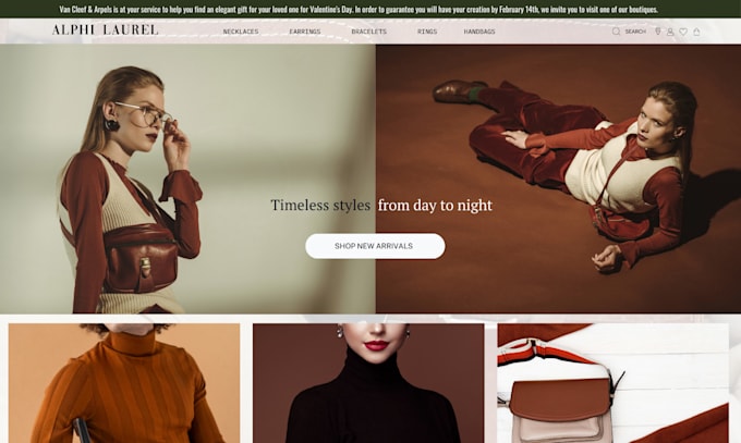 design a high end modern minimalist luxury website with SEO