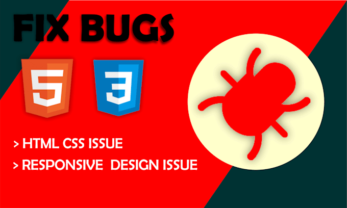 Html css bug fixing issue by Zaenal_rfn | Fiverr