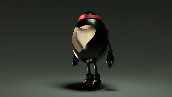 create 3d character for game or printing