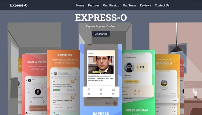 Create an attractive front end of your website with html, css and js by ...