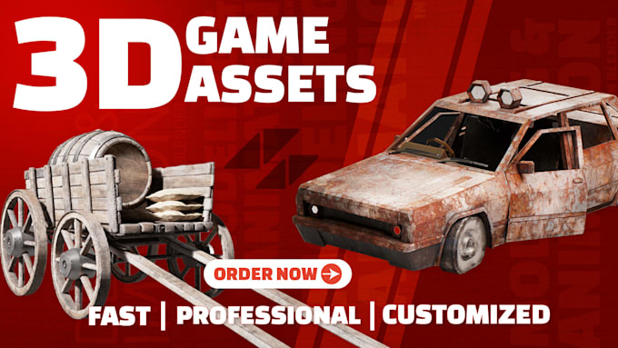 create game ready 3d models and assets with pbr texturing