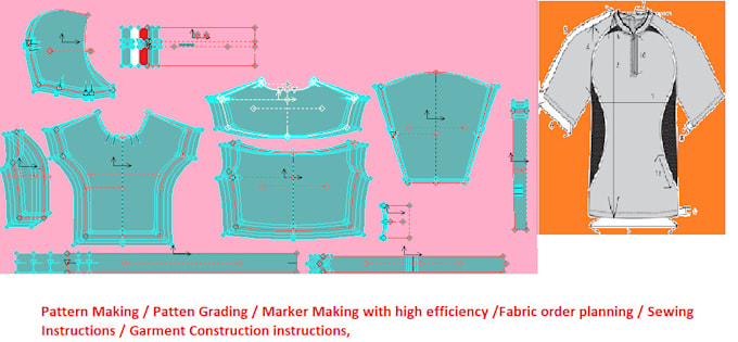 make sewing patterns, pattern grading with perfect fitting,