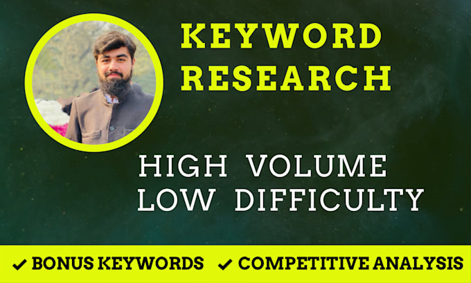 do SEO long tail keyword research and competitor analysis