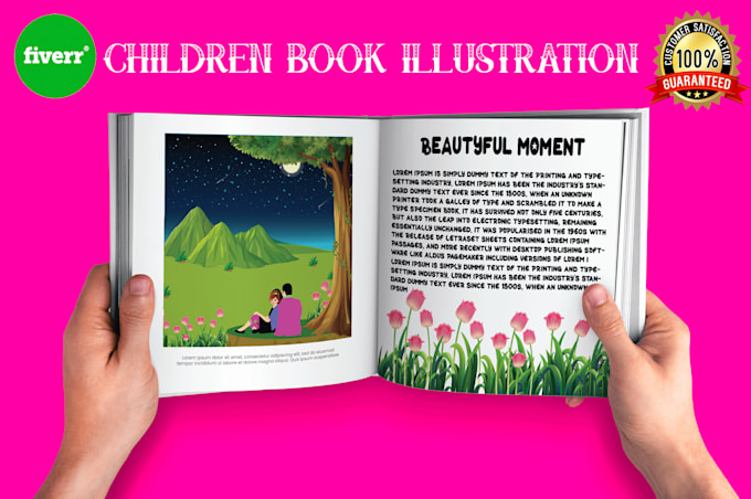 draw children story book illustrations for amazon