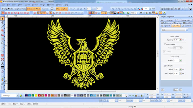 digitizing your image to embroidery format