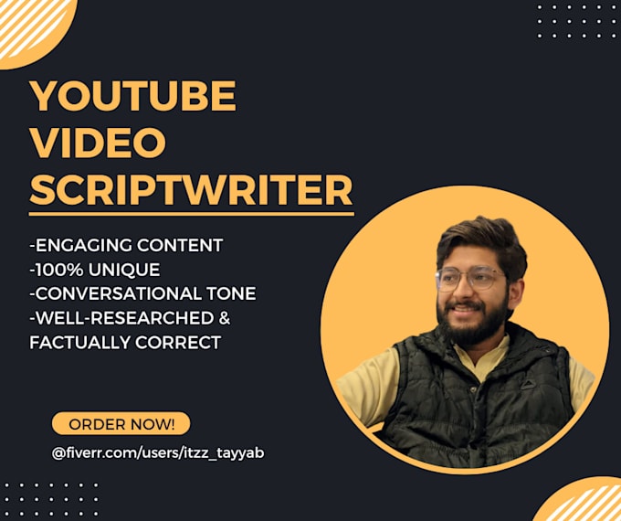 be your youtube video script writer for your cash cow channel