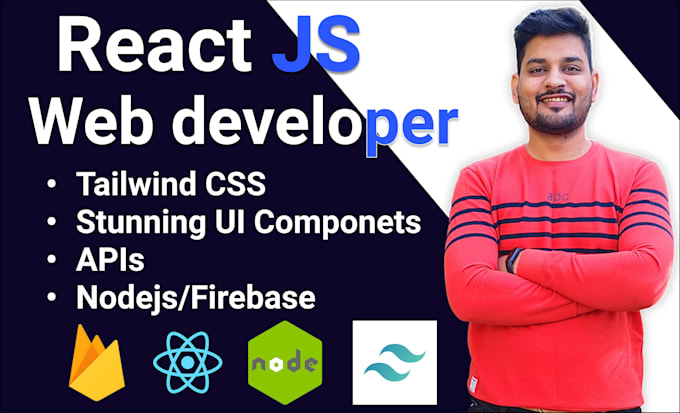 Your react full stack developer by Devshahrukhajm | Fiverr