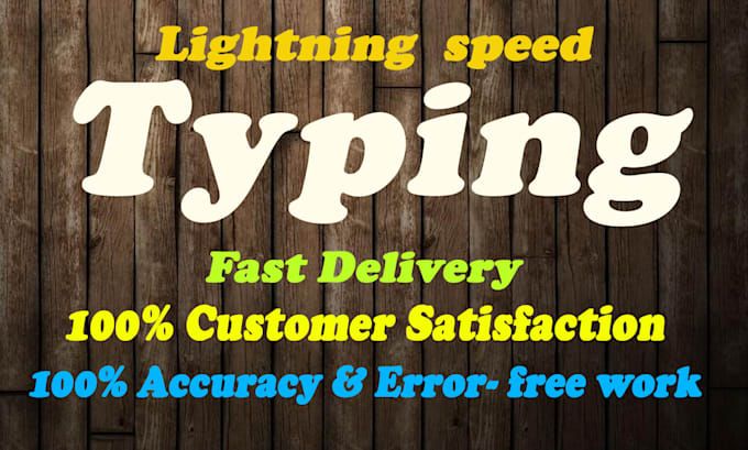 do document typing, retyping  very fast