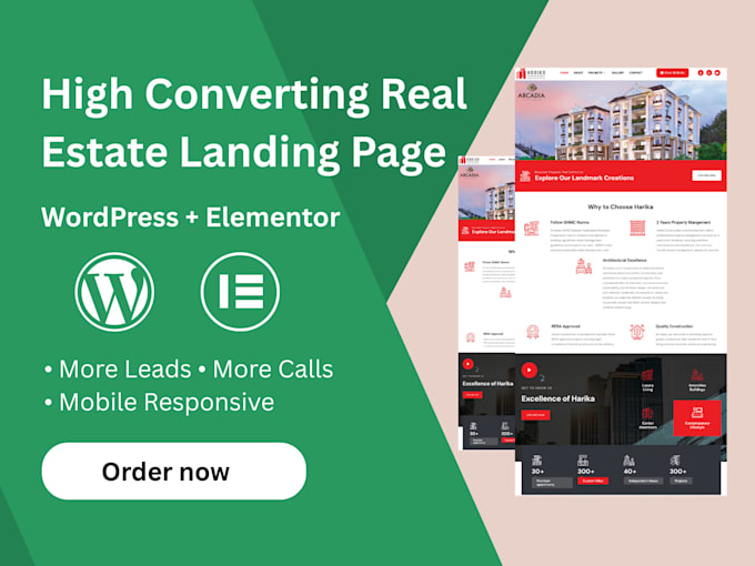 create a high converting real estate landing page in wordpress