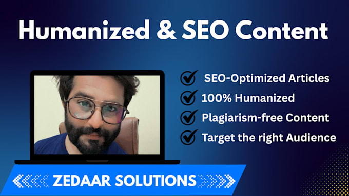 create 100 percent humanized and unique SEO content to boost your rankings