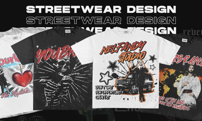 Design a streetwear collection or merch for your brand by Nelfandy | Fiverr