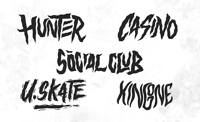 design unique hand drawn logo