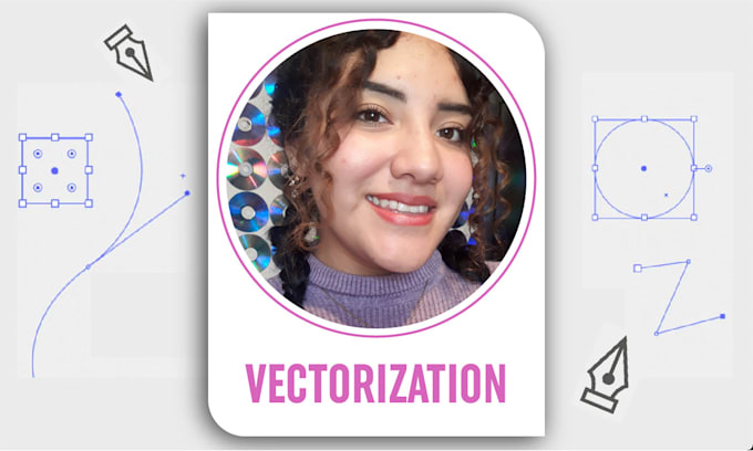 Redraw, vector tracing, vectorize logo image to vector by ...