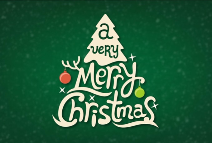 create this unique christmas greetings animation