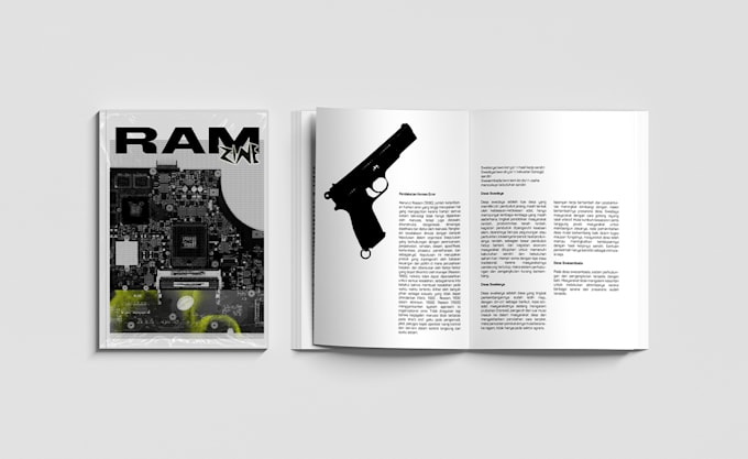 Make a simple, minimalist and aesthetic magazine layout by Nizall | Fiverr