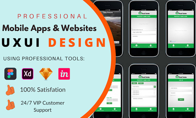 Do creative ui ux design for mobile app fast by Kartikdabi | Fiverr