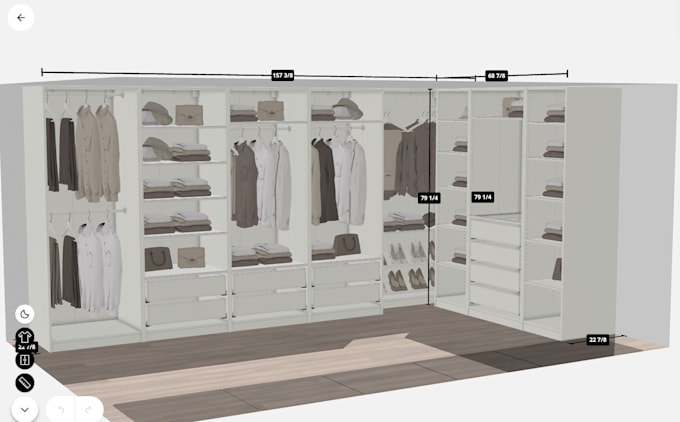 design your ikea pax closet