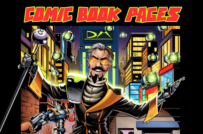 drawing comic book and graphic novel pages