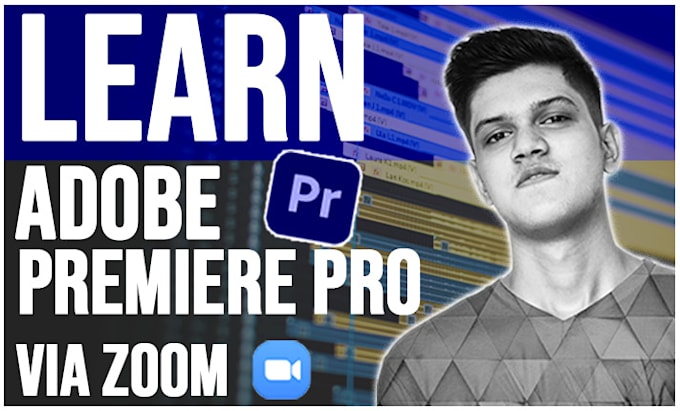 teach video editing in adobe premiere pro via zoom