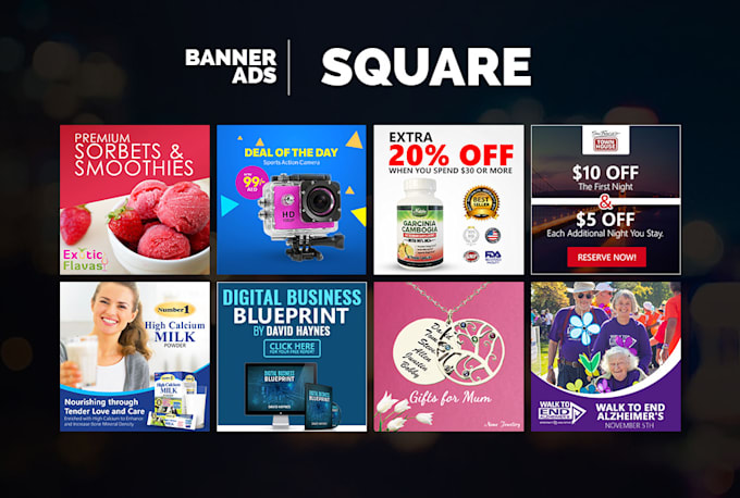 do highly clickable animated GIF banner