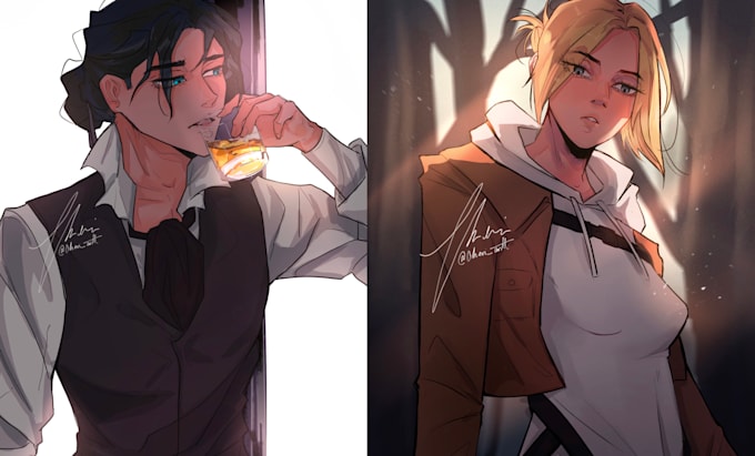 draw art commissions in my style