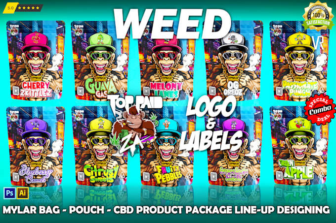 do logo , bulk label oders for your cannabis product