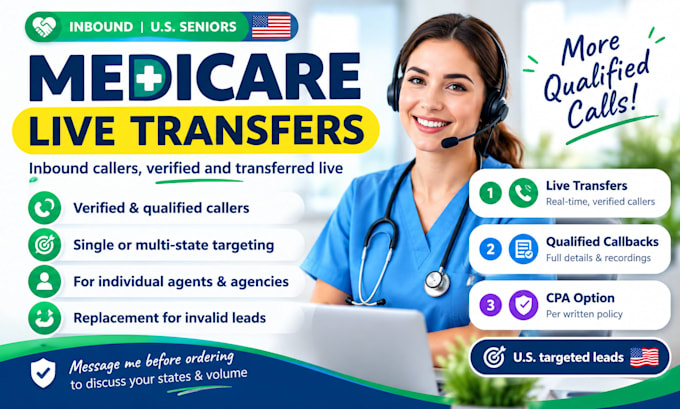 provide inbound medicare live transfer leads for agents and agencies