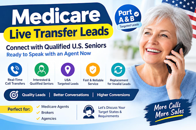 provide medicare live transfer leads