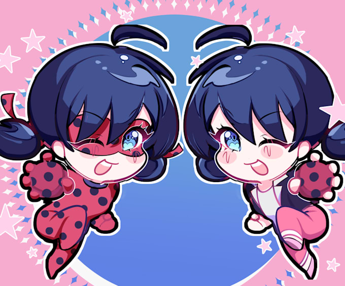 draw a cute chibi art for you