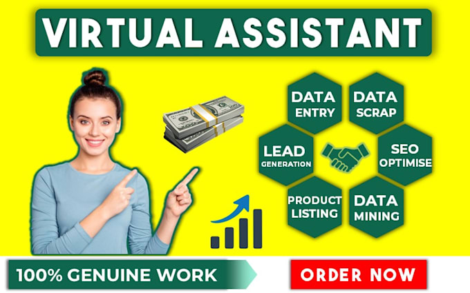 be your virtual assistant VA, data entry, advanced powerpoint design, chatgpt