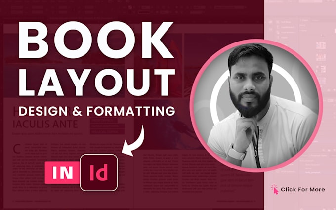 do book layout design and formatting in adobe indesign