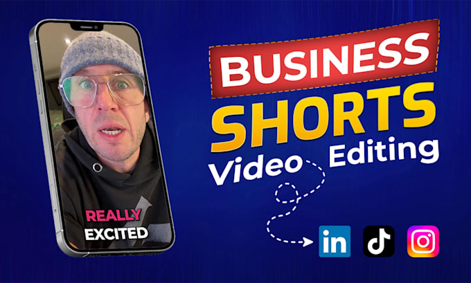 edit short form video for your business website, linkedin and other social media