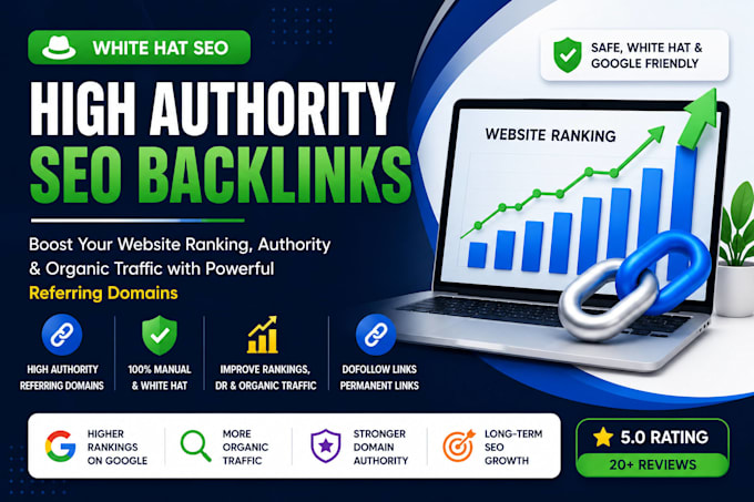 build high authority referring domain backlinks for SEO ranking
