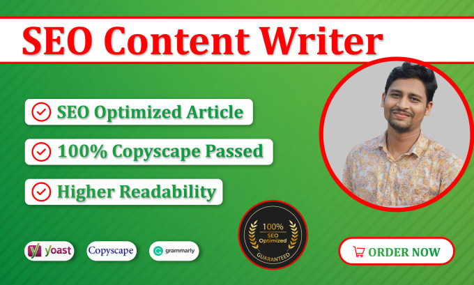 be your SEO content writer, article, and blog post writer