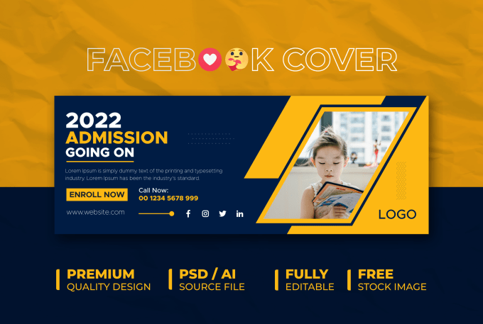 Design facebook cover and social media banner by Mxvect | Fiverr