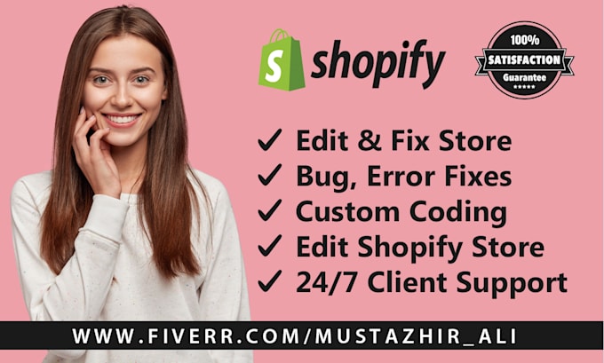 be your shopify developer and expert in SEO, coding and bug fix