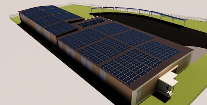 design solar pv system on pvsyst and sketchup