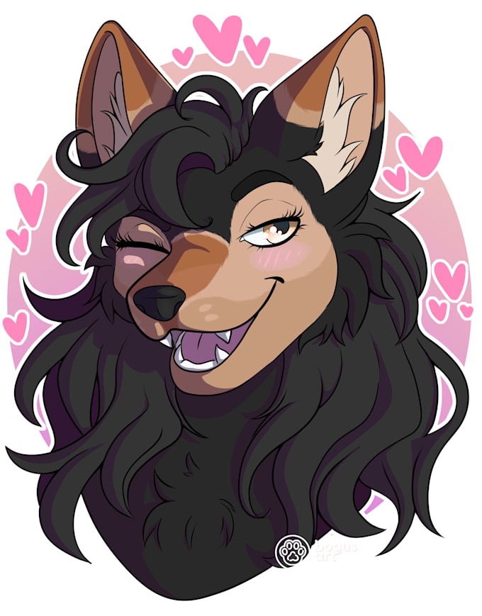 draw headshots for your furry character or fursona