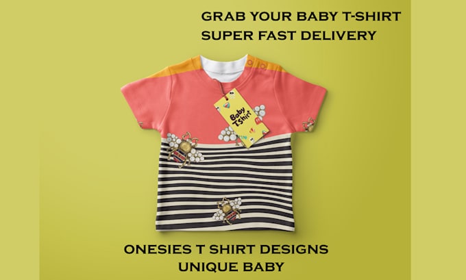 create unique baby onesies t shirt designs